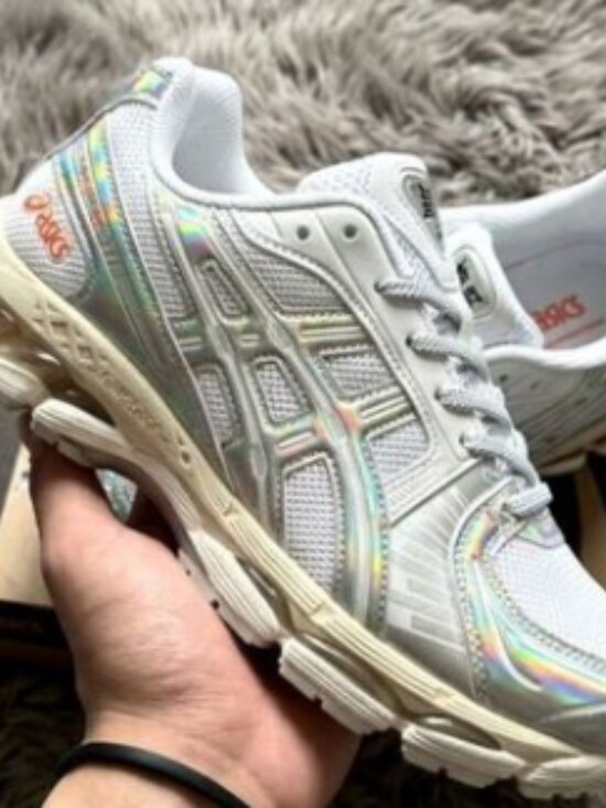 Asics Shoes - ASICS GEL-1130 White Iridescent Running Sneakers